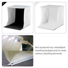 Portable Folding Lightbox Photography Studio Softbox LED Light Soft Box for DSLR Camera Photo Background