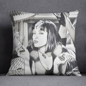 Pulp Fiction Decorative Throw Pillow Cover