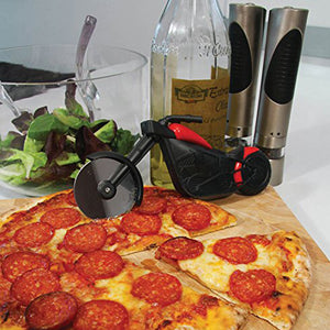 Motorcycle Pizza Wheel Cutter Knife Blade Hand Chopper Slicer Non-stick Kitchen Tools Cocina Gadget