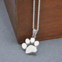Fashion Cute Pets Dogs Footprints Paw Chain Pendant Necklace Necklaces & Pendants Jewelry for Women Sweater necklace