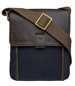 Hidesign Aiden Small Canvas Leather Cross Body