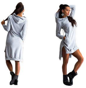 Cotton Tunic with Hood