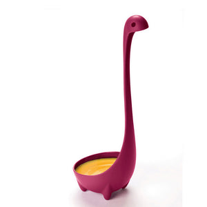 Creative Plastic Dinosaur Spoon Monster Cartoon Kitchen Long Handled Spoon Soup Tableware Dinnerware Creative Modeling Ladle
