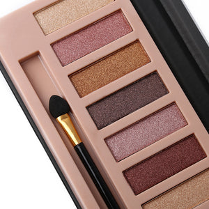 Brand Women 12 Colors Shimmer Or Matte Eyeshadow Makeup Palette Long Lasting Eye Shadow Natural Nude Eyes Cosmetics With Brush