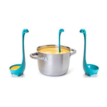 Creative Plastic Dinosaur Spoon Monster Cartoon Kitchen Long Handled Spoon Soup Tableware Dinnerware Creative Modeling Ladle