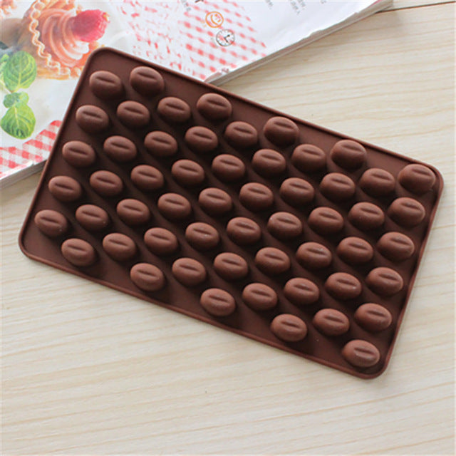 Coffee Bean Chocolate Candy Silicone Bakeware