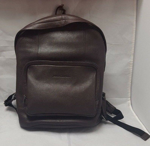 James Campbell Leather Backpack Chestnut