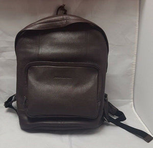 James Campbell Leather Backpack Chestnut