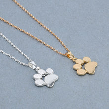 Fashion Cute Pets Dogs Footprints Paw Chain Pendant Necklace Necklaces & Pendants Jewelry for Women Sweater necklace