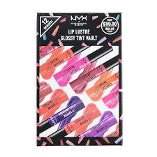 NYX Lip Lustre Glossy Tint Vault- 12 Shades!!
