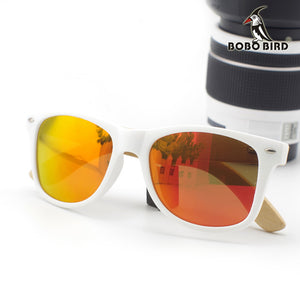 Rectangular Genuine Real Bamboo Wood Polarized