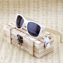 Rectangular Genuine Real Bamboo Wood Polarized