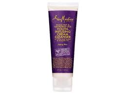 SheaMoisture Kukui Nut & Grapeseed Oil Youth-Infusing Facial Cream Cleanser, 4 OZ