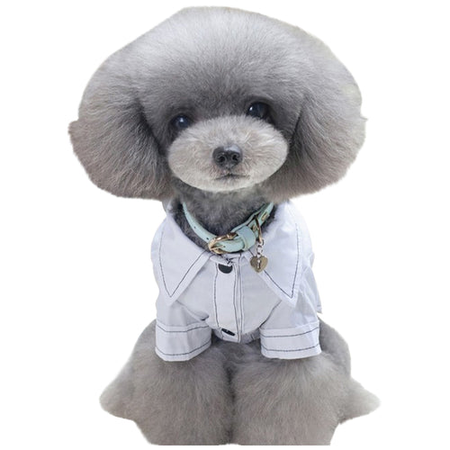 Gentleman - Bowling Doggy T Shirt in White