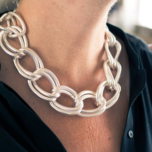 Emma Double Link Statement Necklace