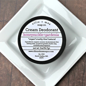 Honeysuckle Gardenia Vegan Natural Deodorant