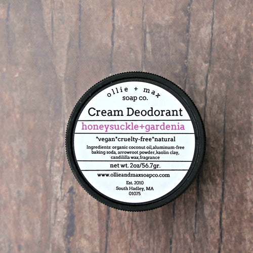 Honeysuckle Gardenia Vegan Natural Deodorant