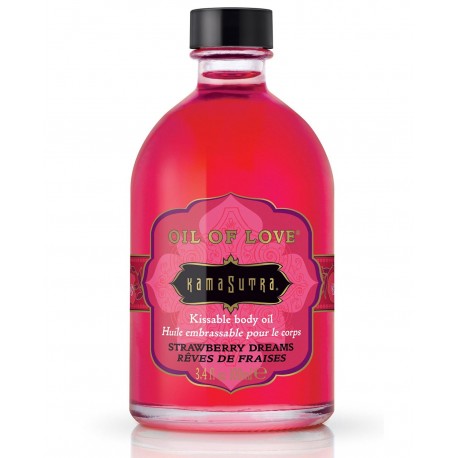 KamaSutra Oil of Love Kissable Body Oil - Strawberry Dreams