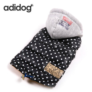 New Winter Pet Dog Clothes For Small Dogs Warm Down Jacket Waterproof Spots Dog Coat Thicker Cotton Clothing For Chihuahua S/XXL