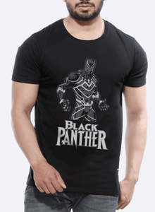 King Of Wakanda Black Panther Half Sleeves T-shirt